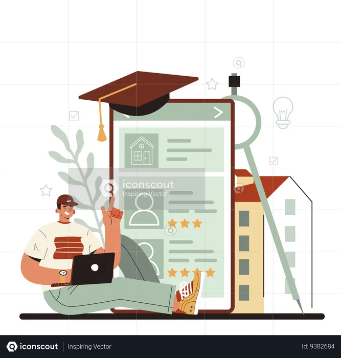 Online Architect service  Illustration