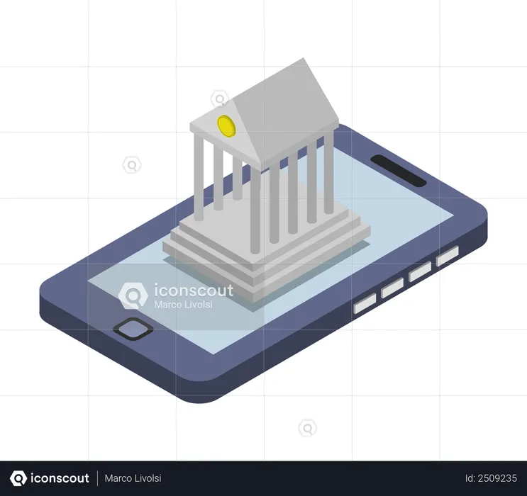 Online banking  Illustration