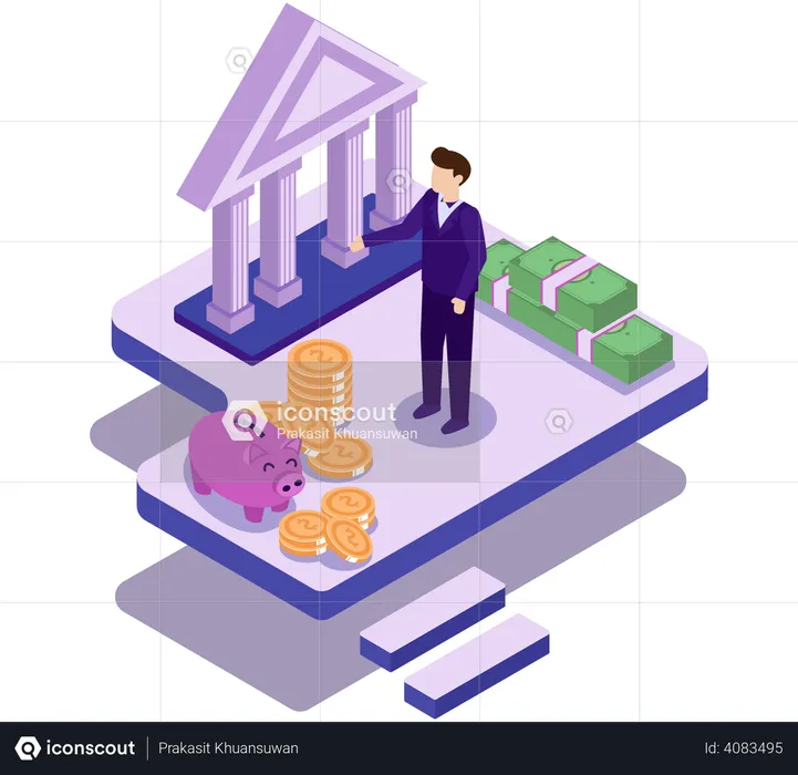 Online-Banking  Illustration