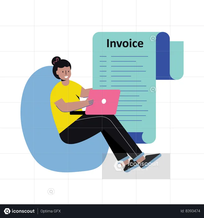 Online Bill Payment  Illustration