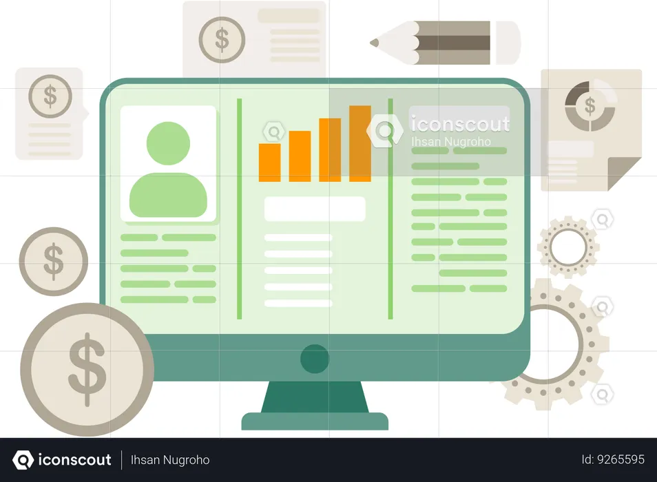 Online Business Analytics  Illustration