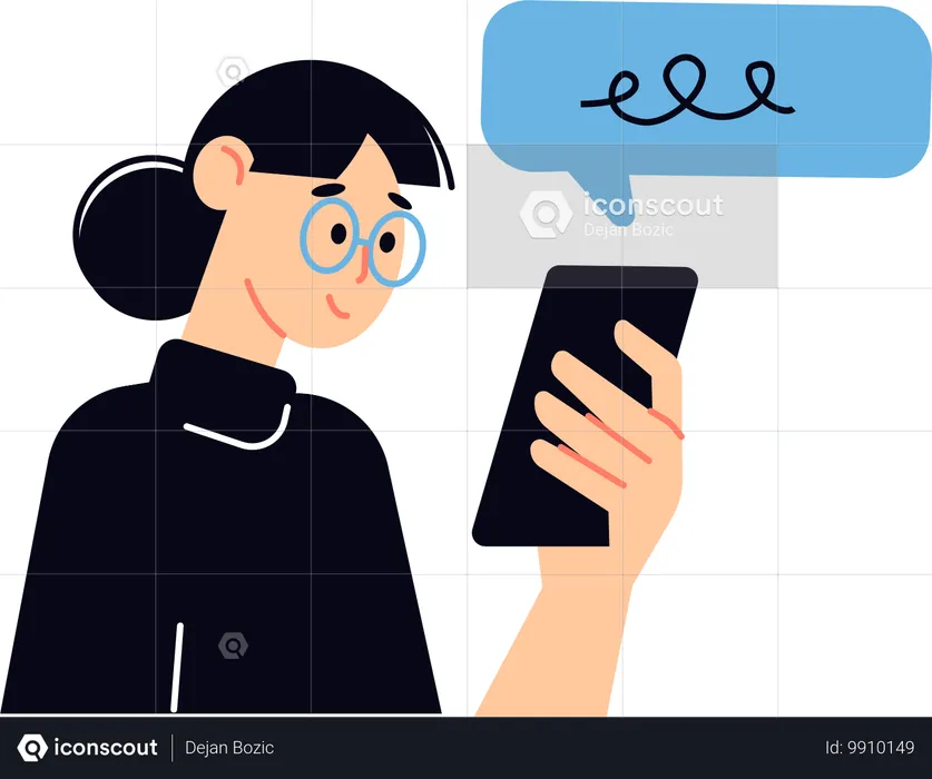 Online Chat  Illustration