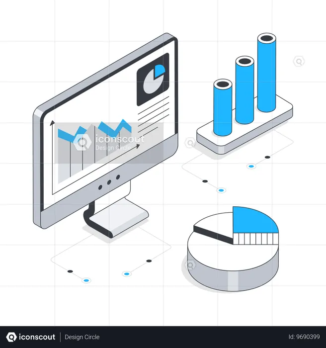 Online-Datenanalyse  Illustration