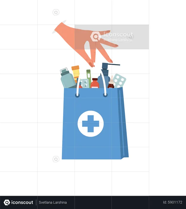 Online Delivery pharmacy  Illustration