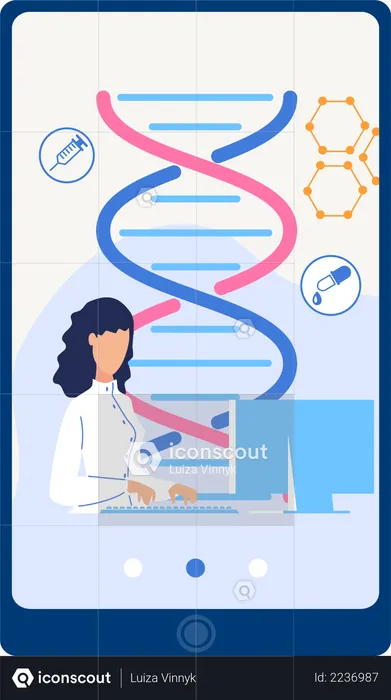 Online DNA Structure Management  Illustration