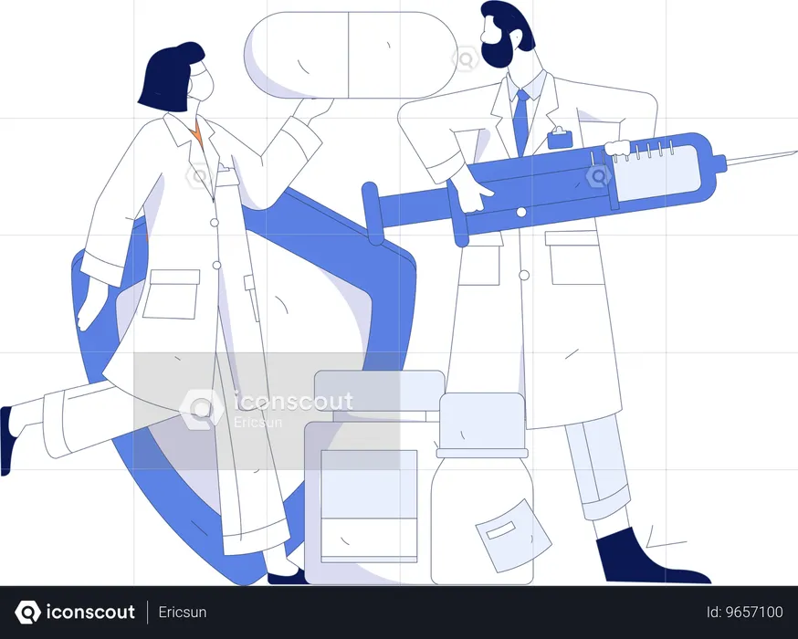 Online Doctor  Illustration