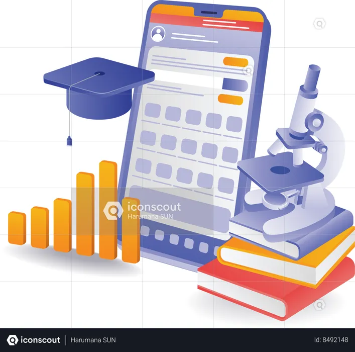 Online education gives good results  Illustration