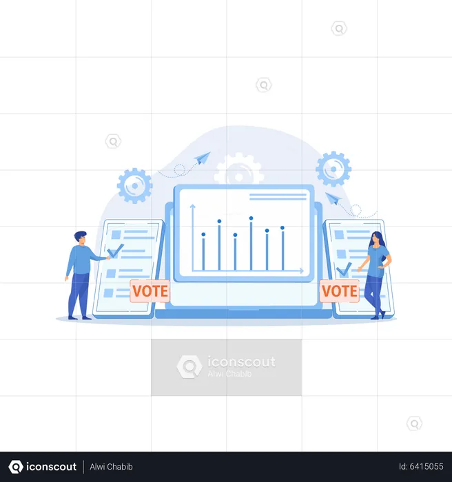 Online Elections  Illustration