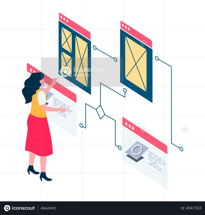 Online file management system  Illustration