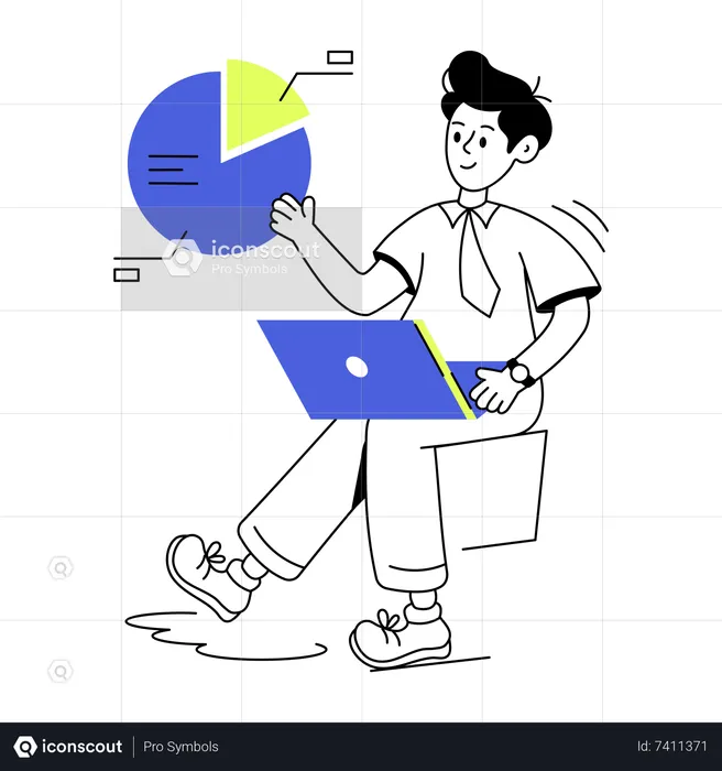 Online Infographics  Illustration