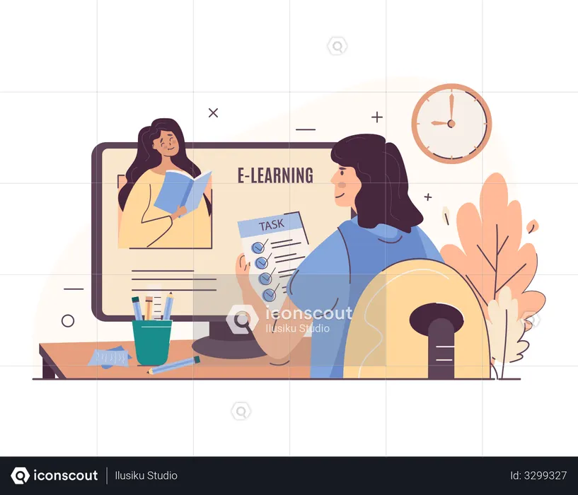 Online learning  Illustration