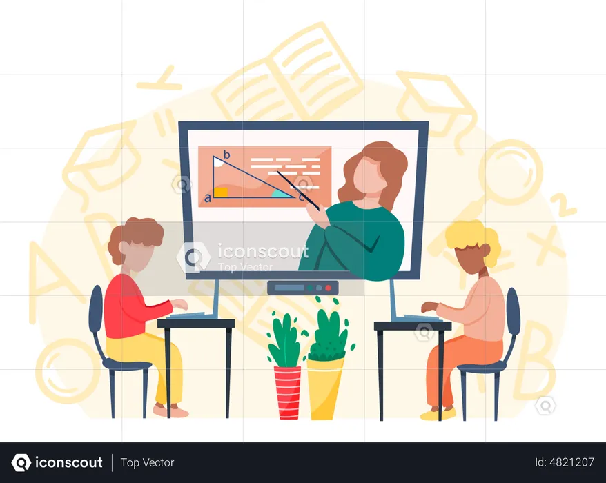 Online learning  Illustration