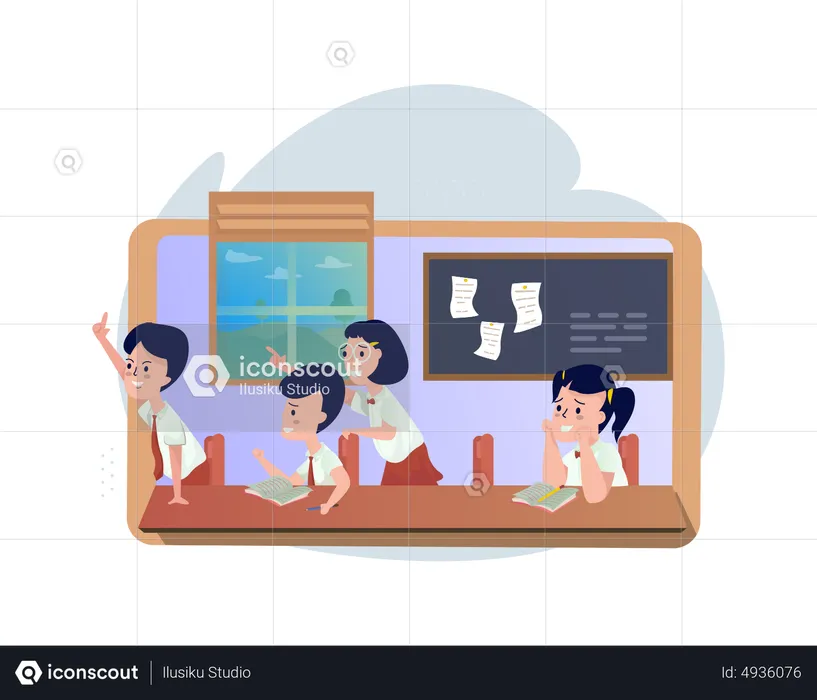 Online Learning Program  Illustration
