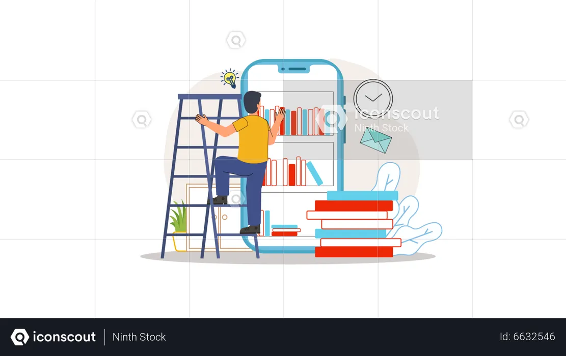 Online library  Illustration