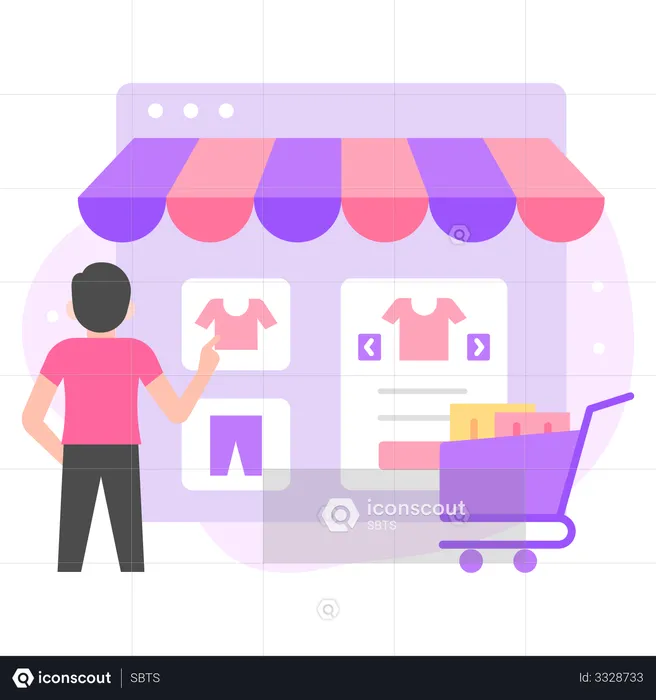 Online Marketplaces  Illustration