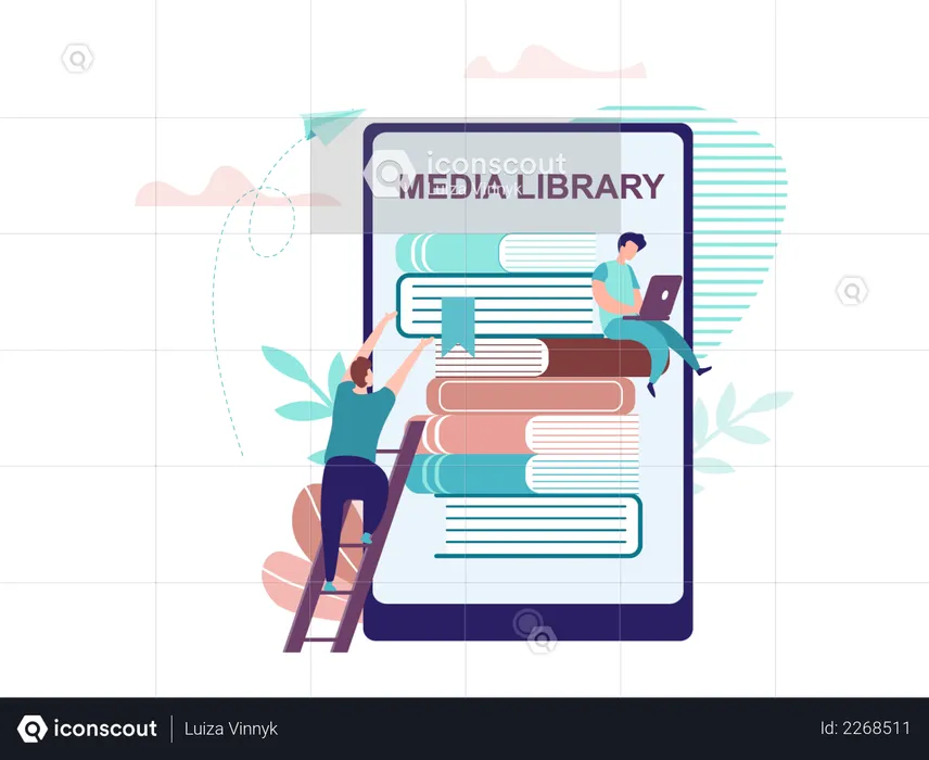 Online-Mediathek  Illustration