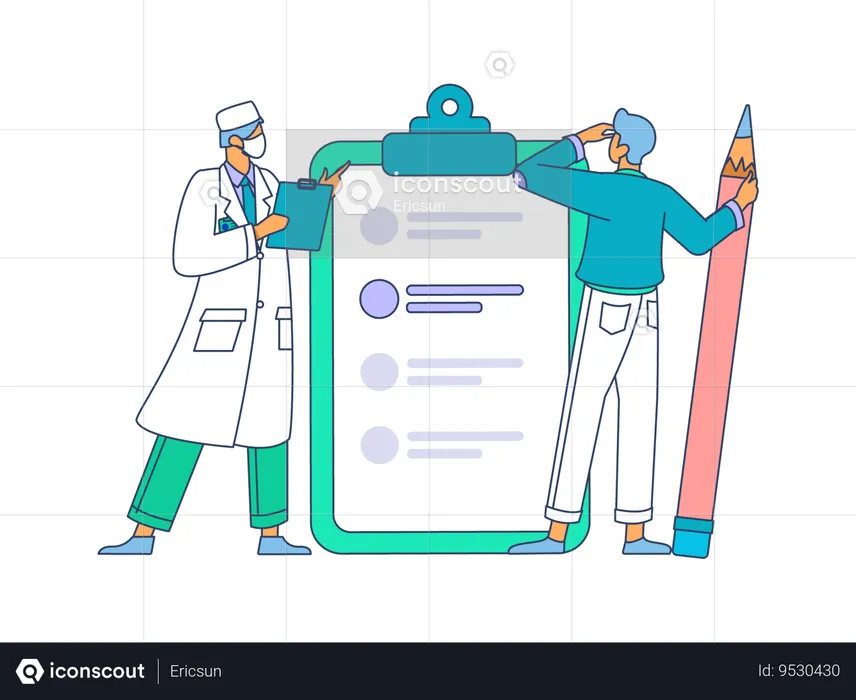 Online Medical Care  Illustration