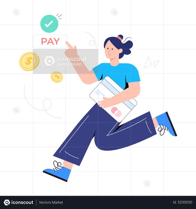 Online Payment  Illustration