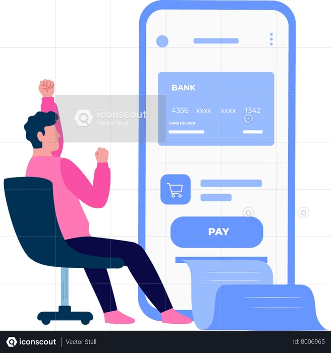 Online payment  Illustration
