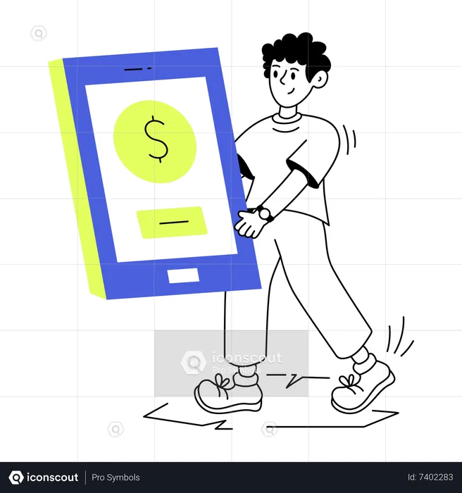 Online Payment  Illustration