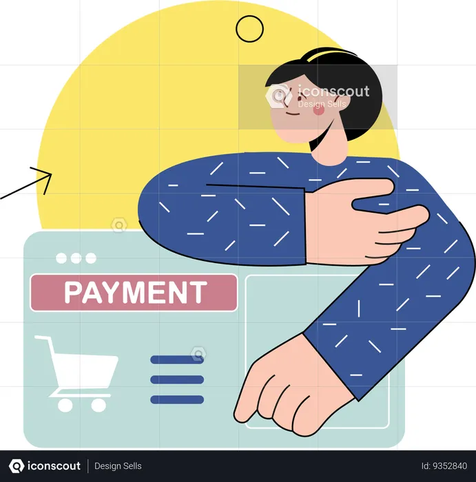 Online Payment Methods  Illustration