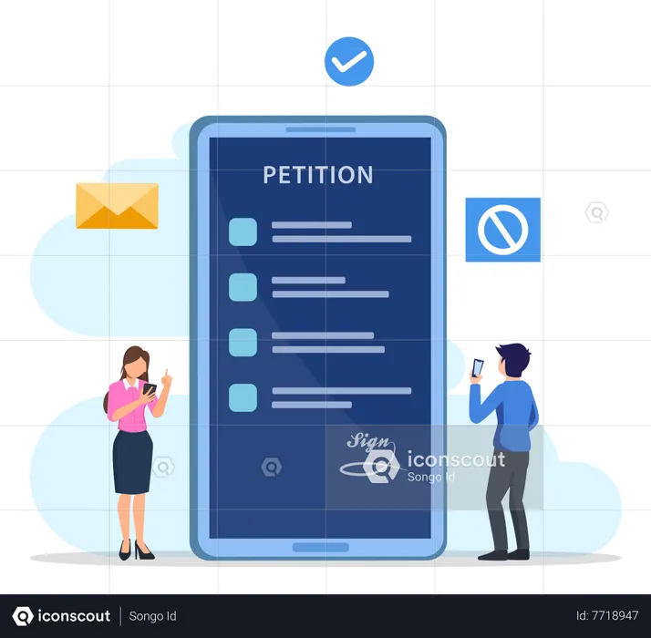 Online Petition  Illustration