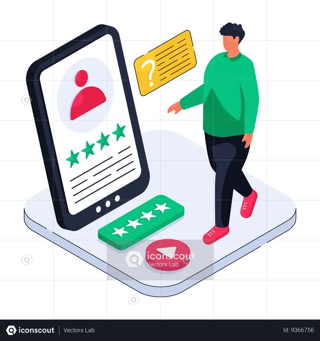 Online Rating  Illustration