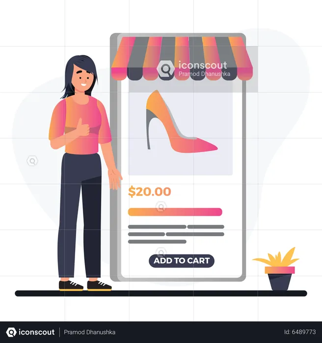 Online Shop  Illustration