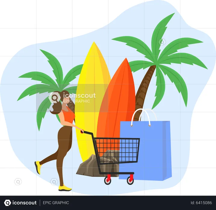 Online Shop  Illustration