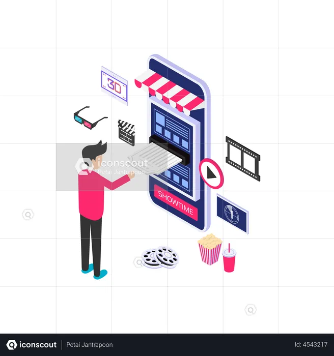 Online Shopping app  Illustration