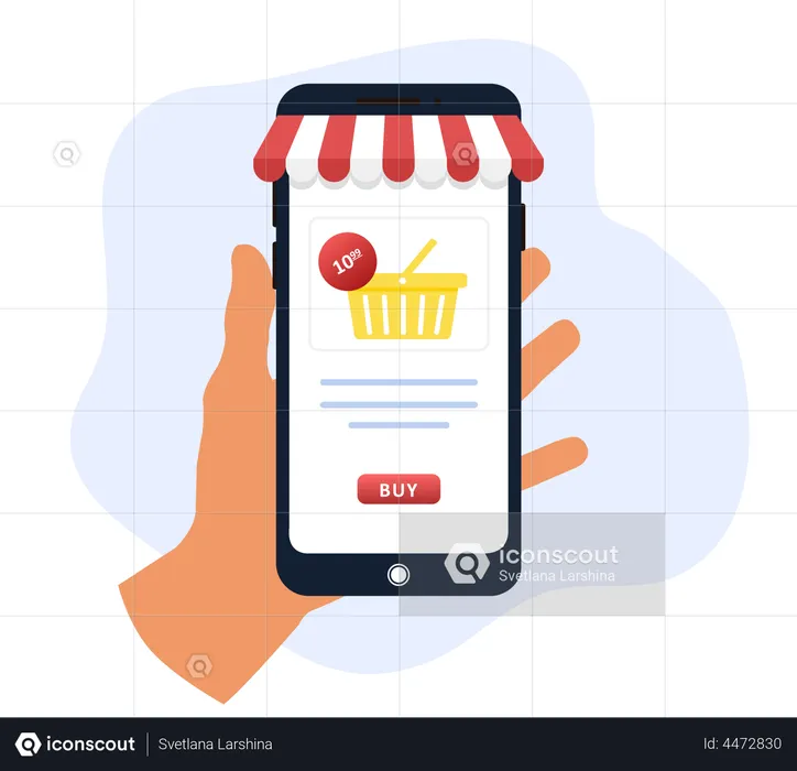 Online shopping  Illustration