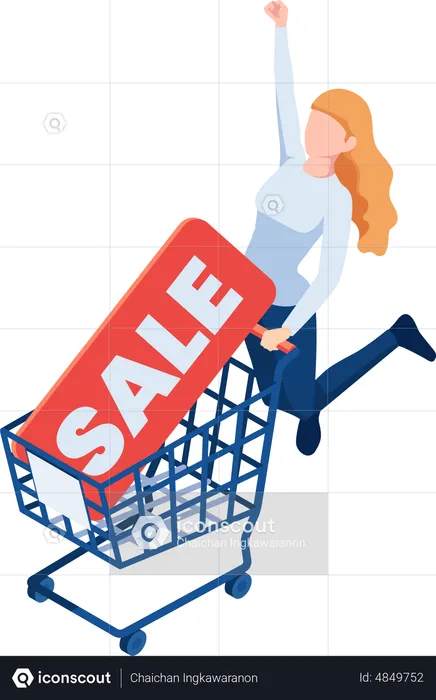 Online Shopping sale  Illustration