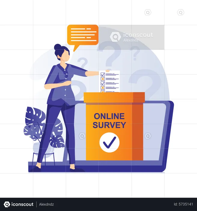 Online survey  Illustration