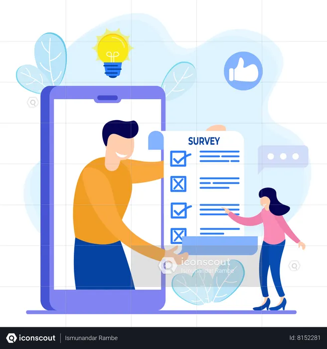 Online survey report  Illustration