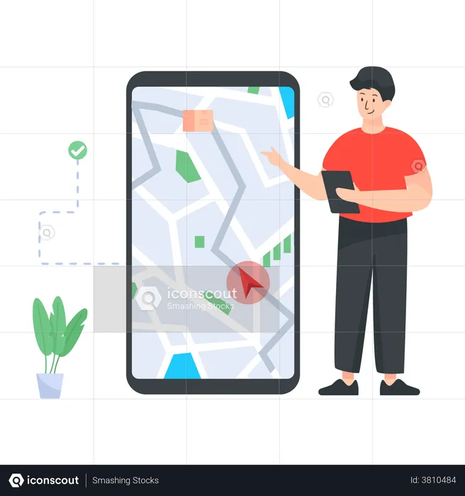 Online-Tracking  Illustration