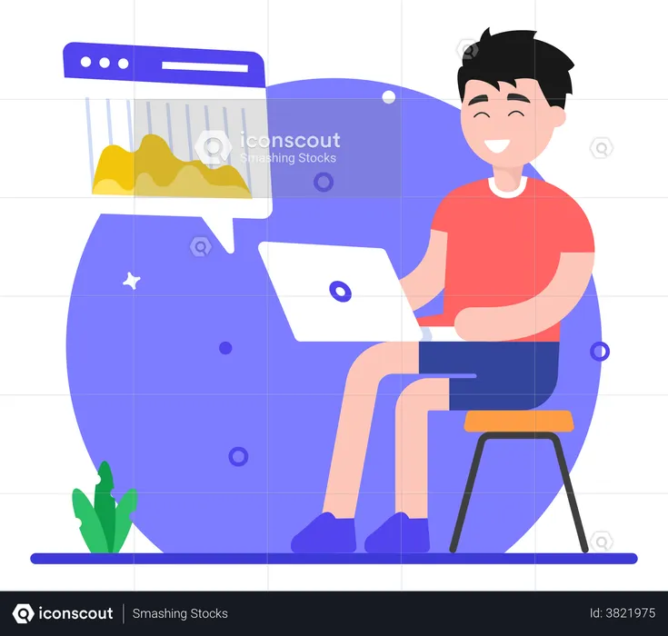 Online Trading Platform  Illustration