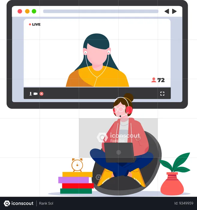 Online video course  Illustration