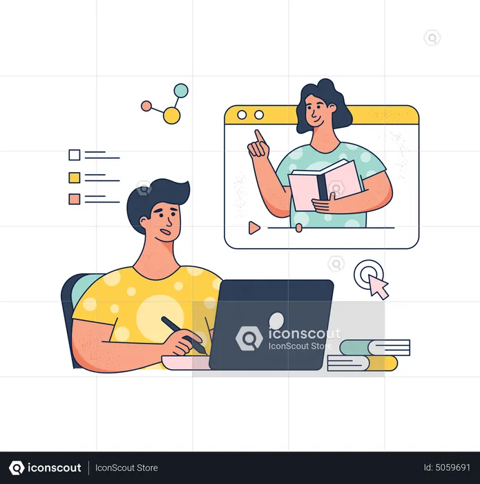 Online Webinar  Illustration