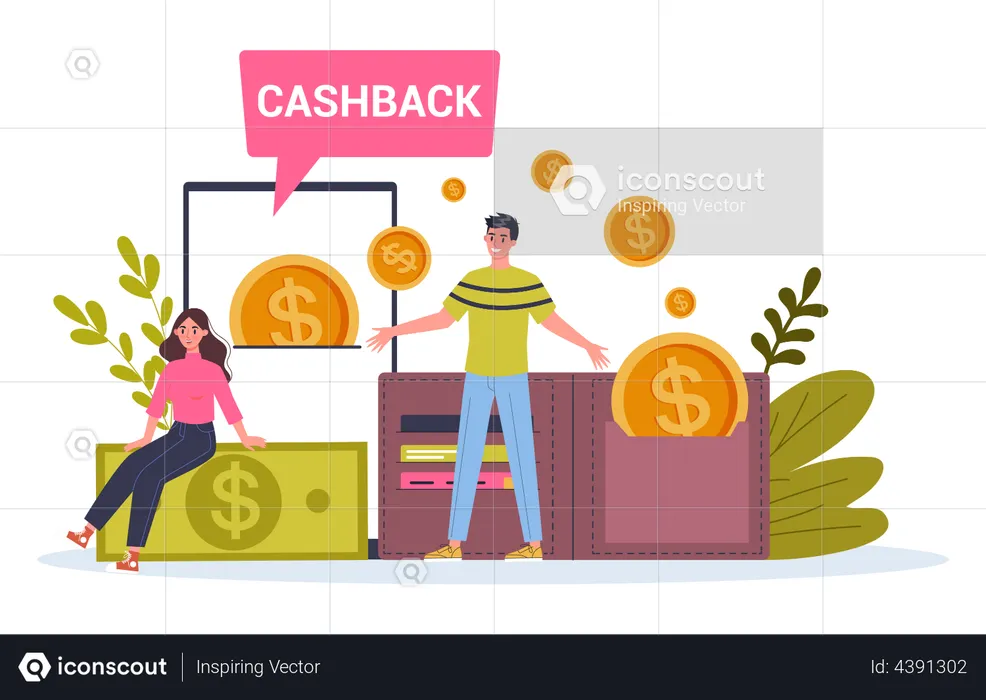 Online-Zahlungsprämie  Illustration