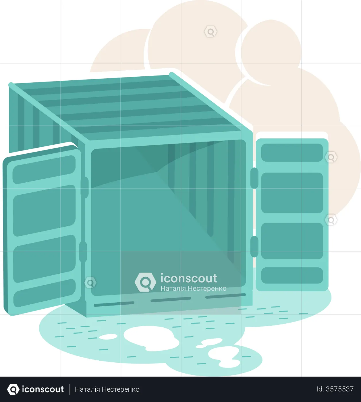 Best Open empty container Illustration download in PNG & Vector format