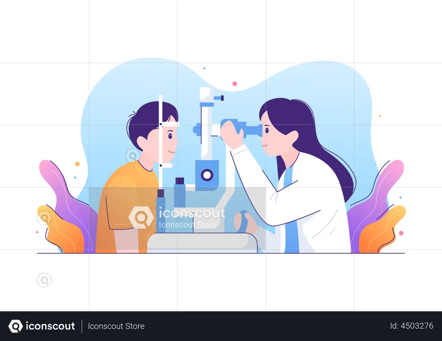 Ophthalmology Diagnostics  Illustration