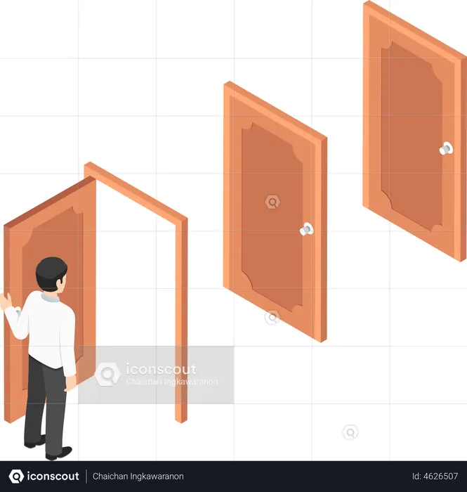 Oportunidades de carreira empresarial  Ilustração