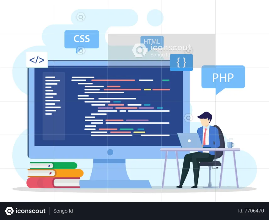 Optimización de código  Ilustración