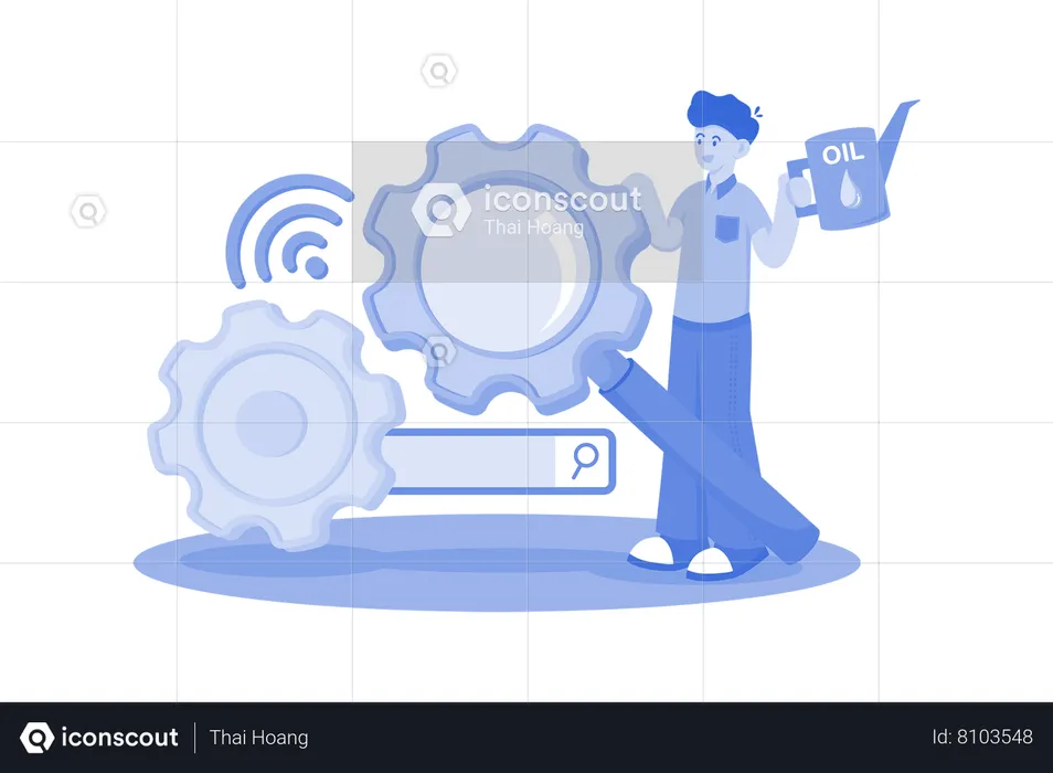 Optimización de motores de búsqueda  Ilustración