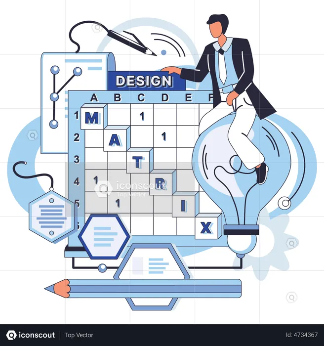 Optimization of work processes  Illustration