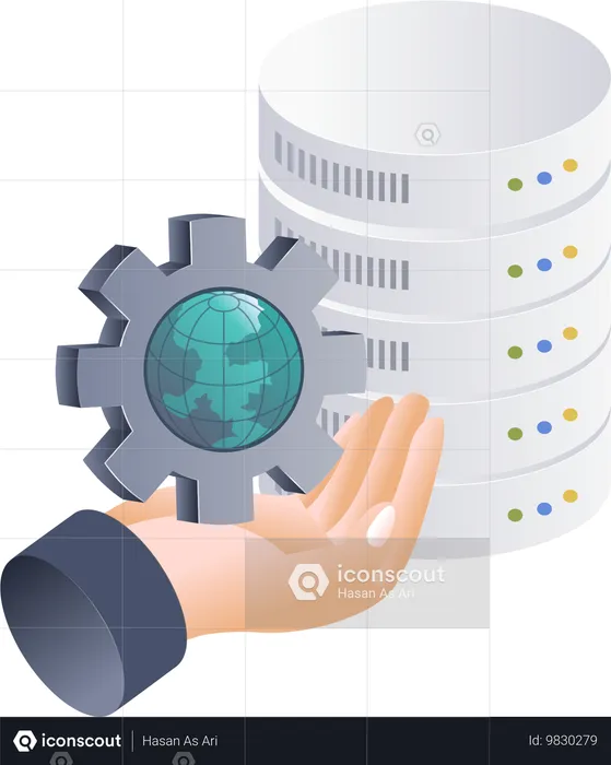 Optimizing Global Data Maintenance and Management  Illustration