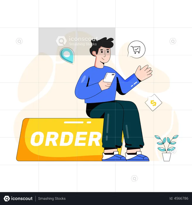 Order Confirm  Illustration