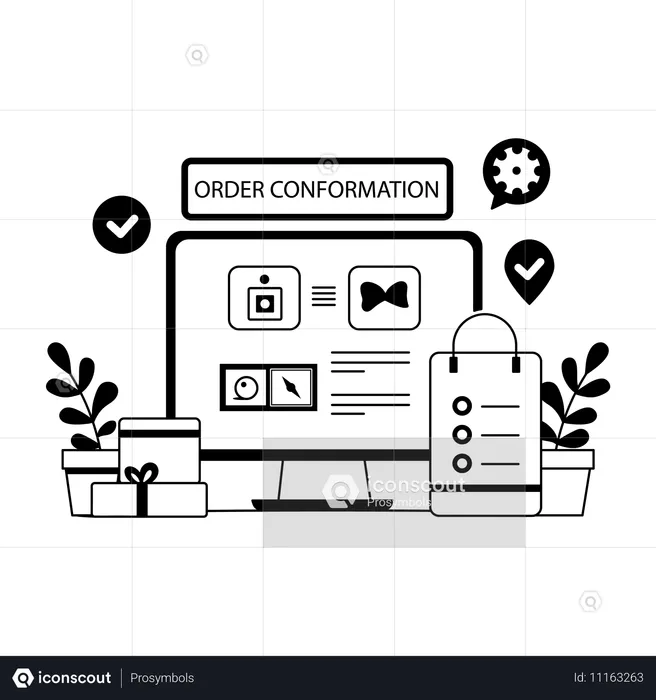 Order confirmation  Illustration