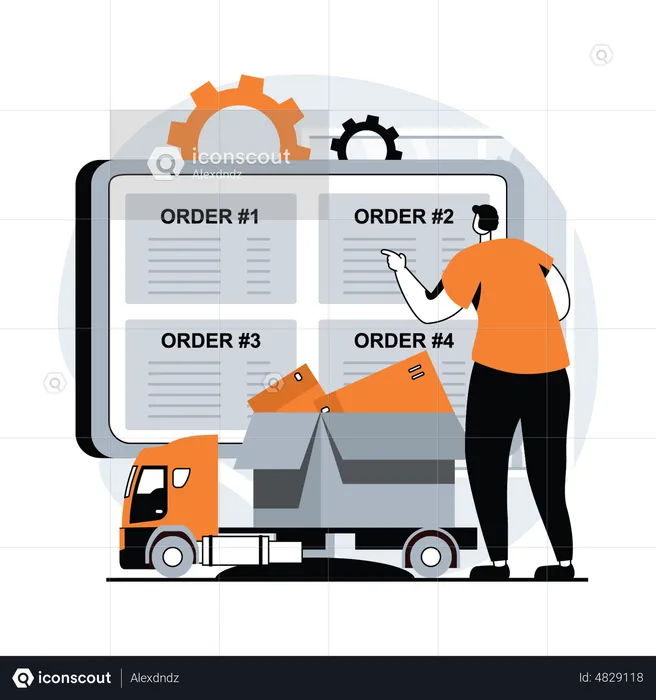 Order management  Illustration