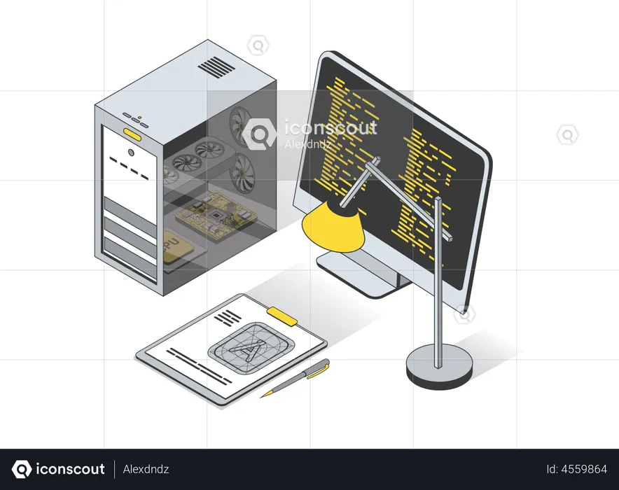 Ordinateur  Illustration